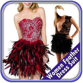 Women-Feather-Dress-Suit-gigo-multimedia-Icon 512