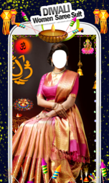 diwali-women-saree-suit-gigo-multimedia-happy-diwali-screenshot1